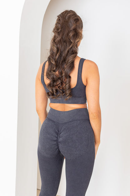 Ribbed Luxe - Sports Bra