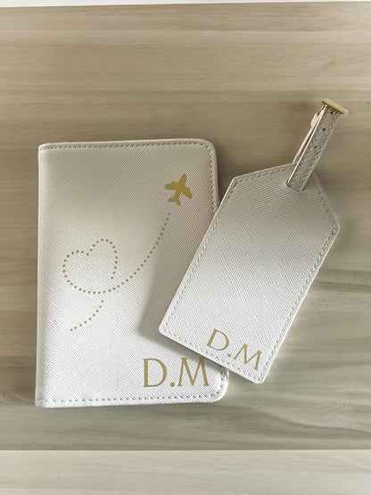 Couples Passport Holder & Luggage Tags